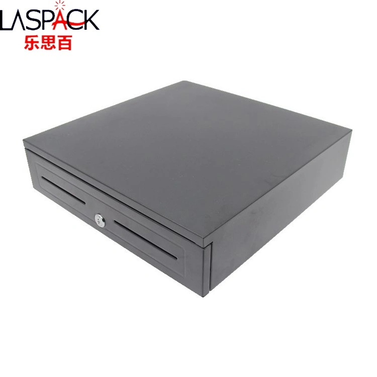 OEM Heavy Duty Cabinet Electronic POS Till Money Secure Small Metal Cash Drawer for Cash Register 410 Rj11 12V Metal Tray Cash Register Drawer