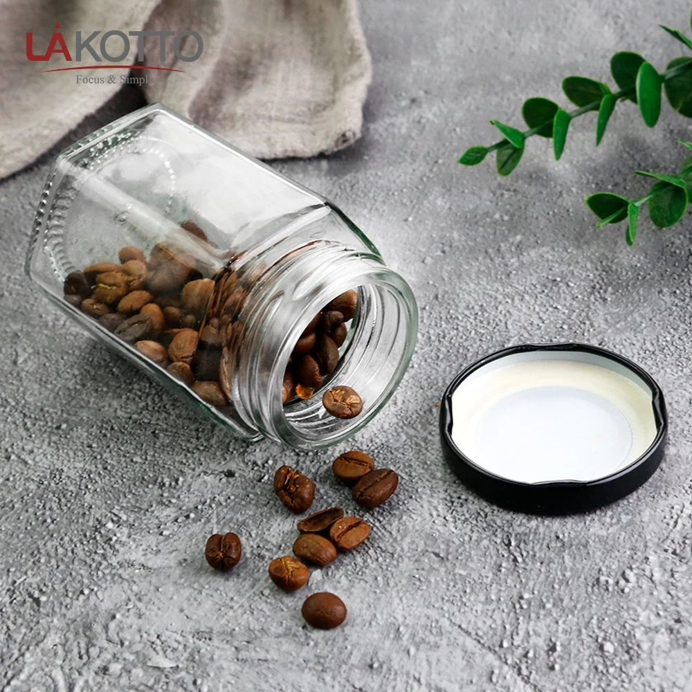 Fashion Customized Logo Acceptable Glass Lakotto Sealed Jar Pot Food Container Storage