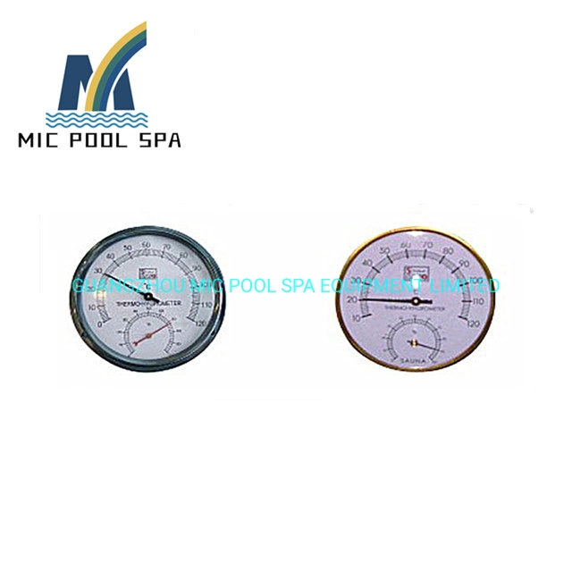 Indoor Sauna Room Plastic Temperature and Humidity Meter