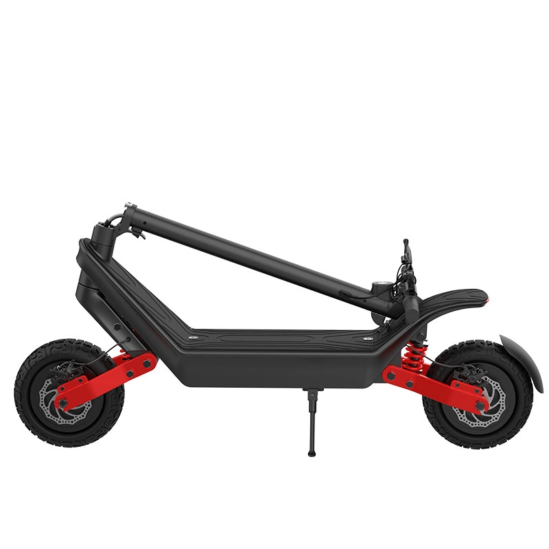 Novo motor duplo de 11 polegadas 2400 W 48 V 100 km de longa distância Pneu resistente a perfurações scooter elétrica todo-o-terreno Fast 50 km/h 200 kg com carga elétrica Entrega de scooters de queda