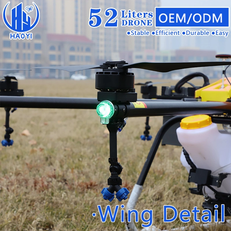 60kg 52 Liters Large Capacity Agricultural Uav Remote Control Long Flight Spraying Drone