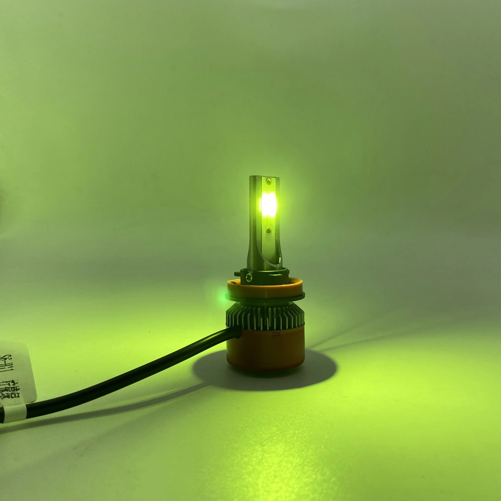 Raych wirtschaftliche LED verschiedene Farbe zu wählen Mini Größe sparen Versandkosten 6000K Weiß/Lemon Green Optional H1 H3 H7 H8 H9 H10 H11 9005 9006 H4