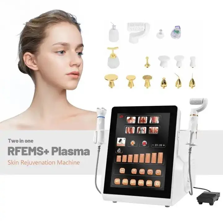 Facestim Jovena plasma fraccional estimulación muscular facial Plasmage de escultura facial Radiofrecuencia antiedad