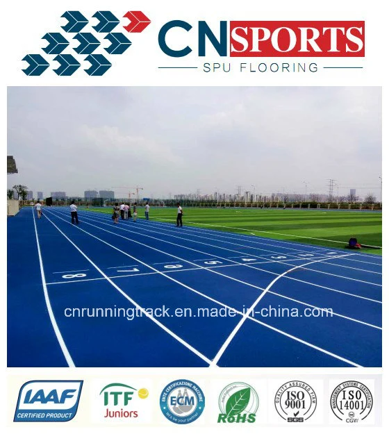 13mm PU Sandwich Running Track, International Iaaf Standard Athletic Rubber Running Track