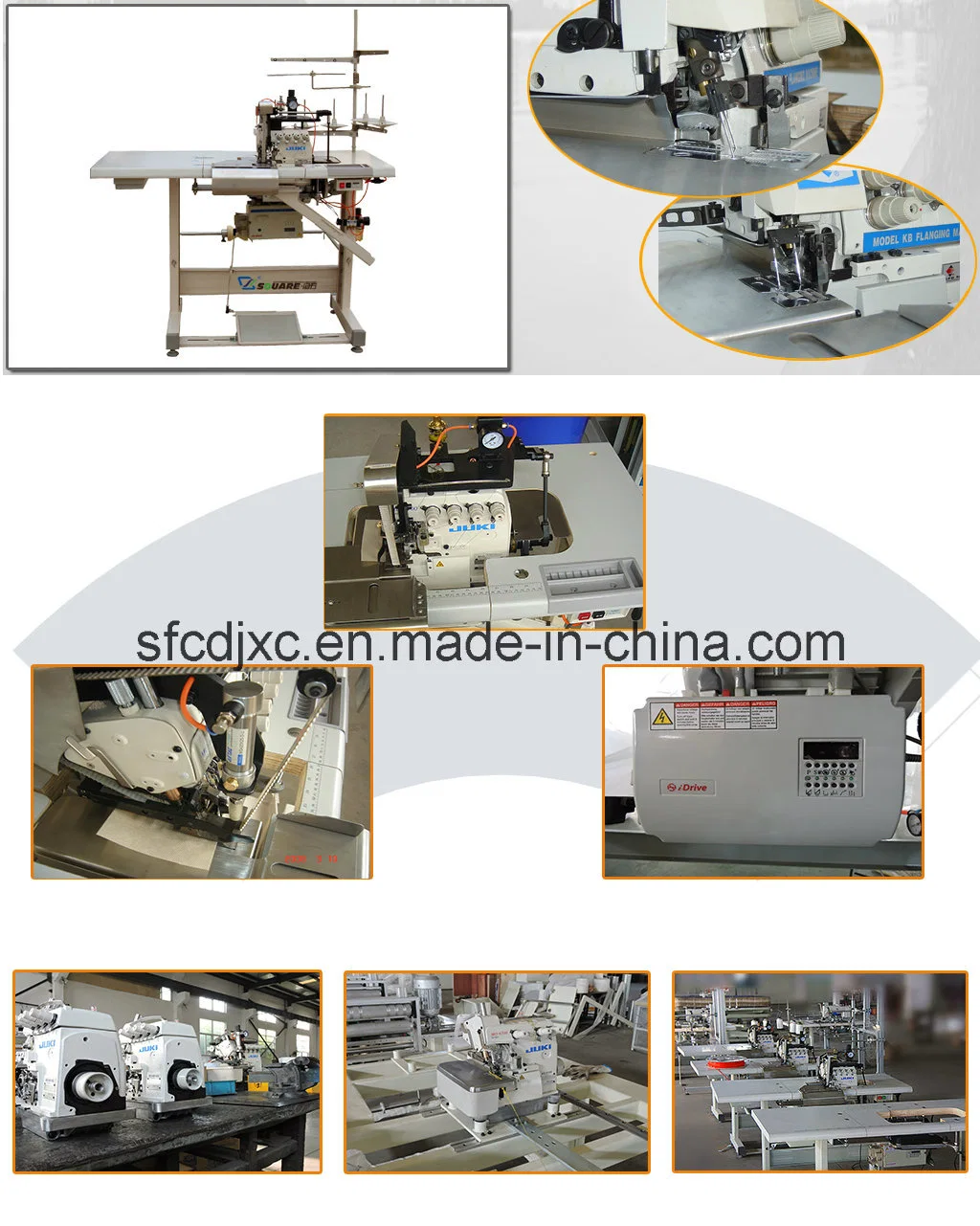 Mattress Flanging/Serging Machine for Mattress Overlock Sewing Machine (Juki)