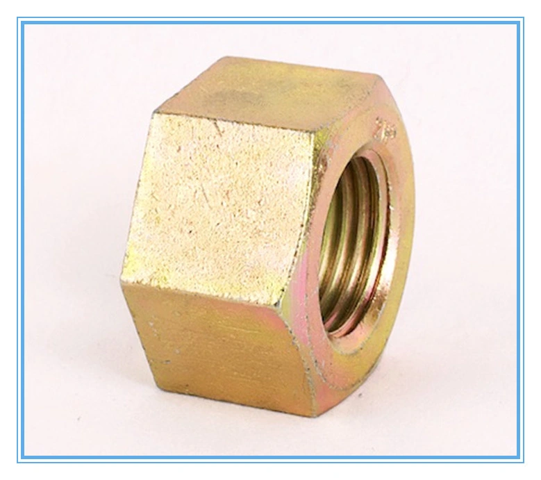 Factory Outlet ASTM A194 Heavy Hex Nuts with Yellow Zinc Plated