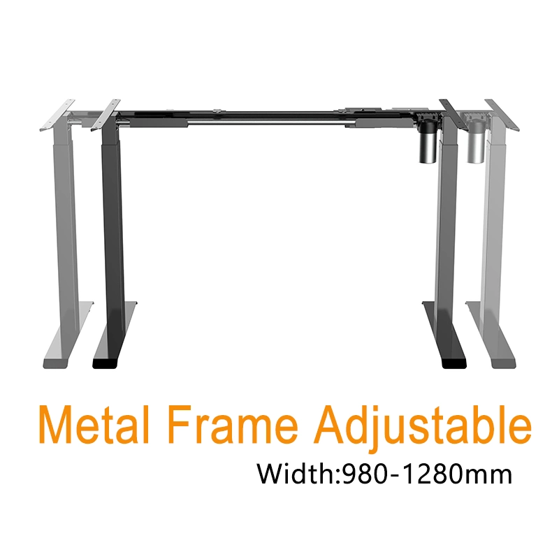 Ergonomic Electric Height Adjustable Standing Desk Frame with Push Button Memory Controller