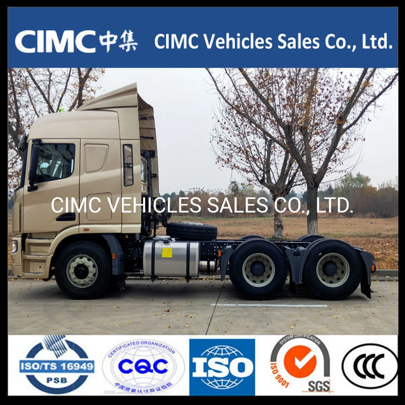 China C&C/Cimc 6*4 380HP Heavy Duty Truck Tractor