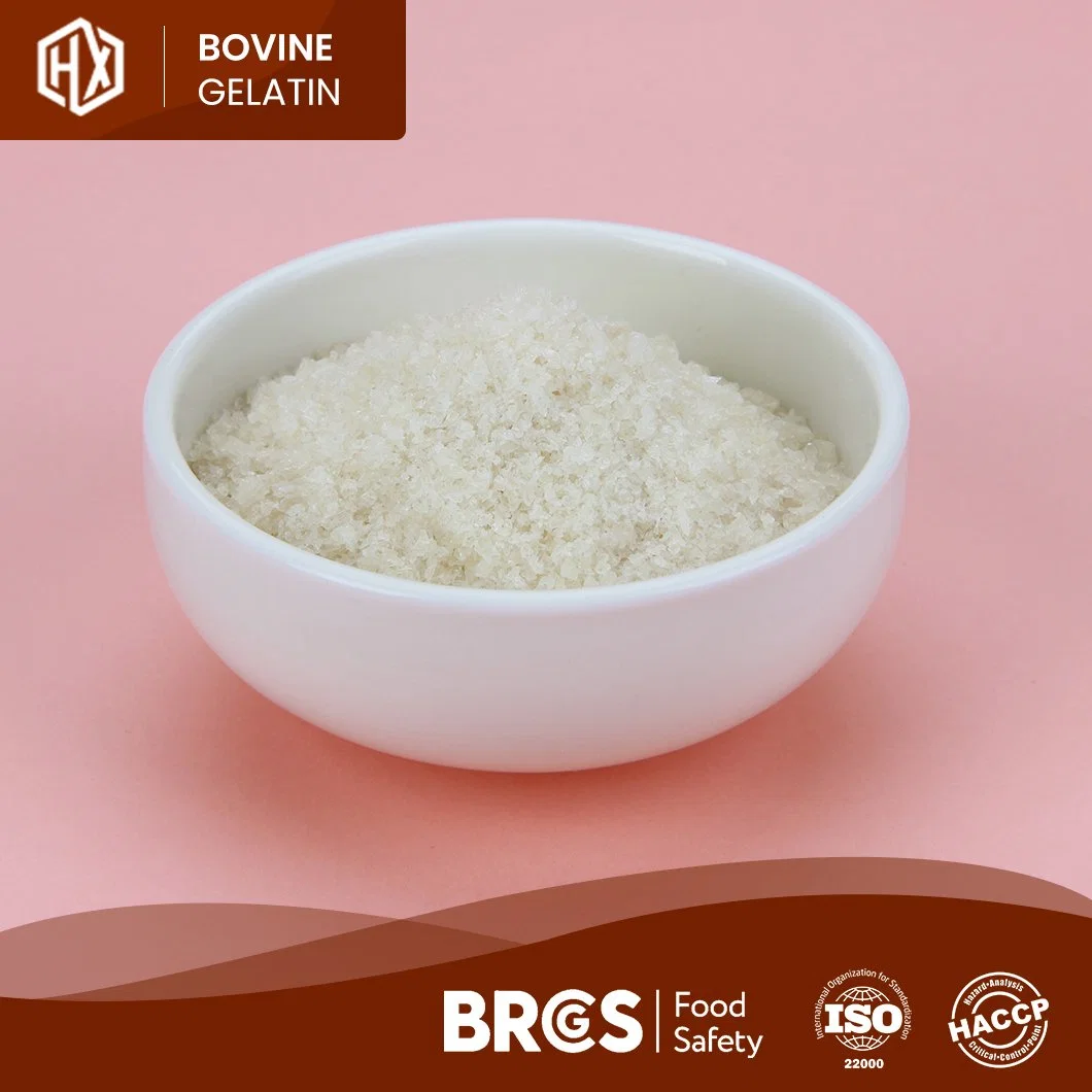 Haoxiang Food Grade Halal Bovine Skin Gelatin Powder High-Purity Pharmaceutical Bovine Skin Gelatin Original Factory Food Grade Bovine Skin Gelatin Granular