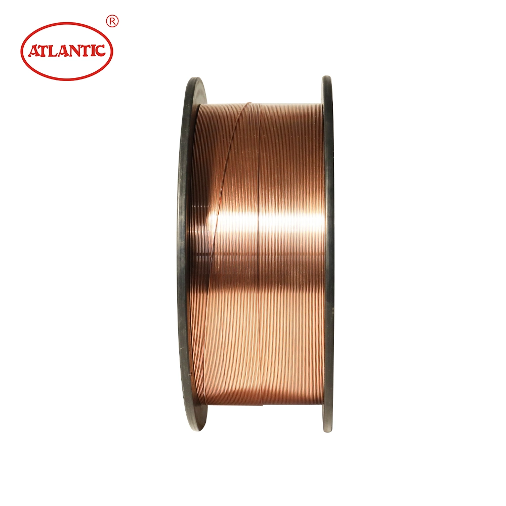 Alloy Steel Sheet Copper Coating 0.8mm MIG Wire CO2 Gas Er70s-6 Welding Wire for Ship Container