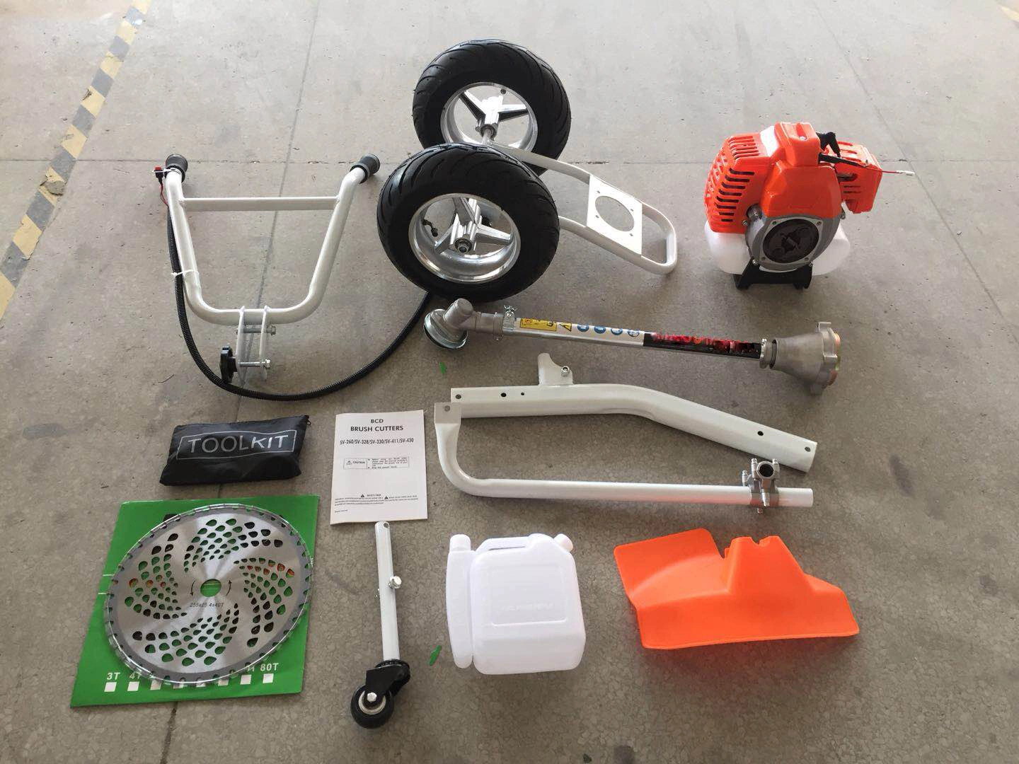 Push Wheel High quality/High cost performance  Gasoline Push Brush Cutter