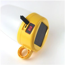 IP65 Water Resist Portable Solar Lamp for Camping Lighting