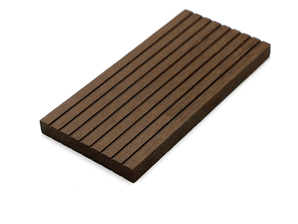 Comercio al por mayor Deck Tile madera de exterior de la cubierta lateral de la Junta compuesto de plástico