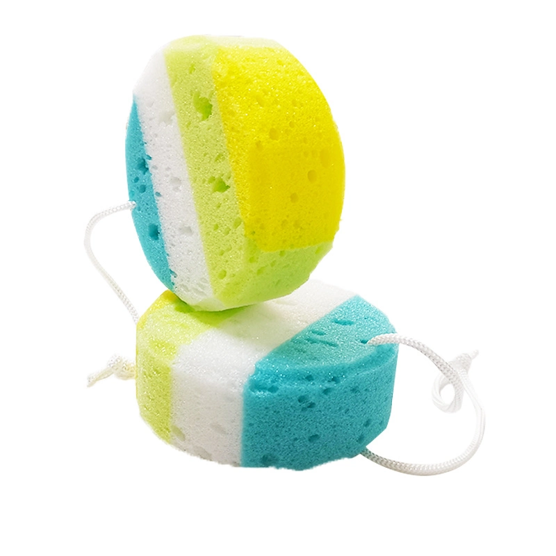 Round Bath Seaweed Bath Sponge Children Bath Sponge Bath Sponge Honeycomb Foam Bath Products