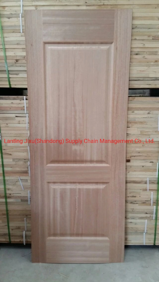 Madera de teca natural de la puerta de moldeado de la piel del Grupo Sinosky China