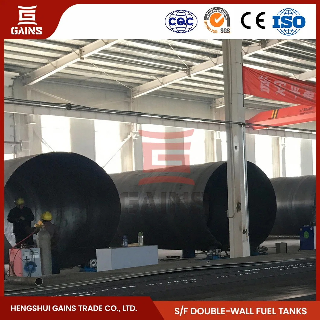 Gains Double Wall Fiberglass Oil Tank Wholesale/Supplierr China Fuel Storage Underground Tank