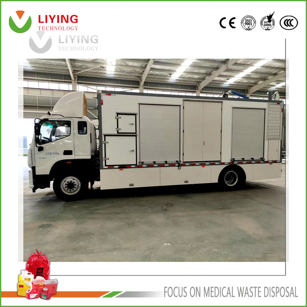 Medical Garbage Microwave Disinfection Disposal Equipment Vehicle