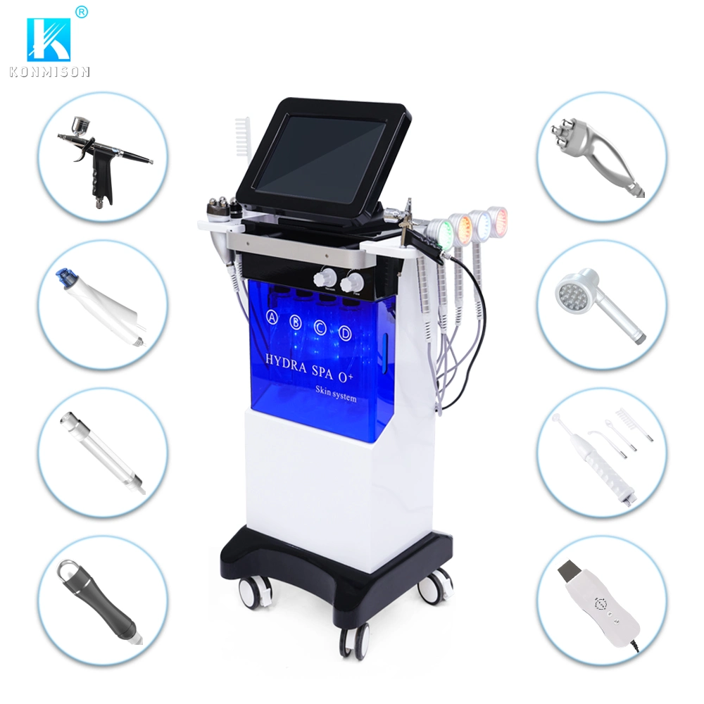 Multifunctional 1 Wrinkle Remover Cleaning RF Face Skin Care Beauty Instrument Hydro Dermabrasion Facial Microdermabrasion Hydrafacial Machine