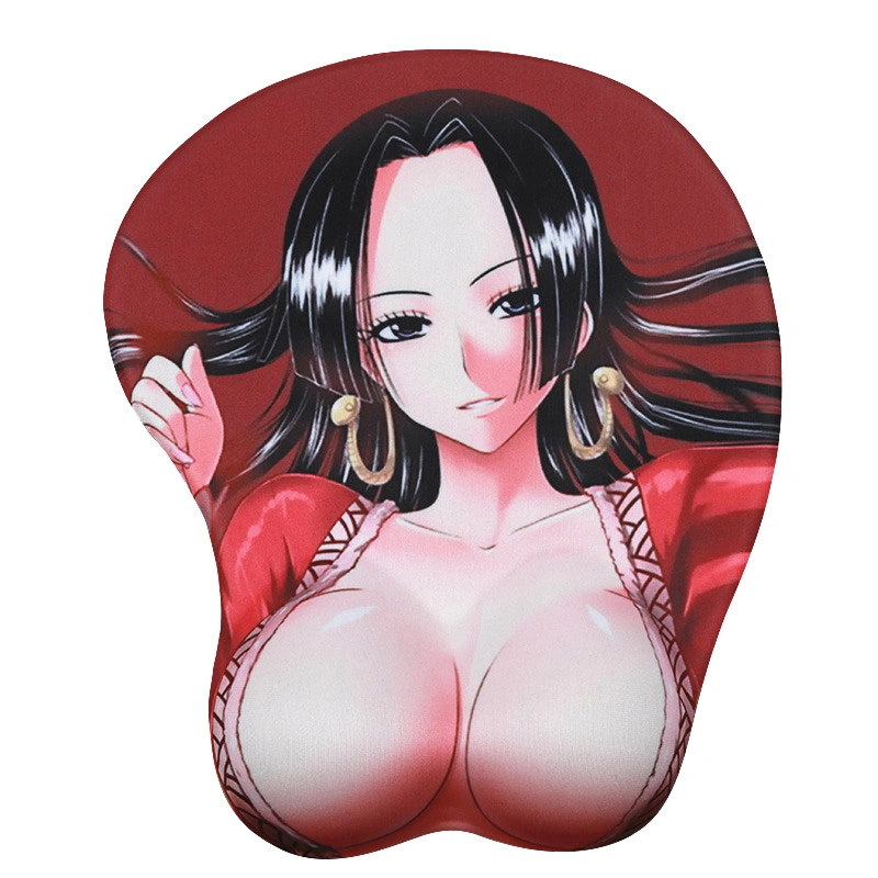 Kundenspezifisch Sexy Girl Design Transparent 3D Boobs Mouse Pad Handgelenk Ruhe