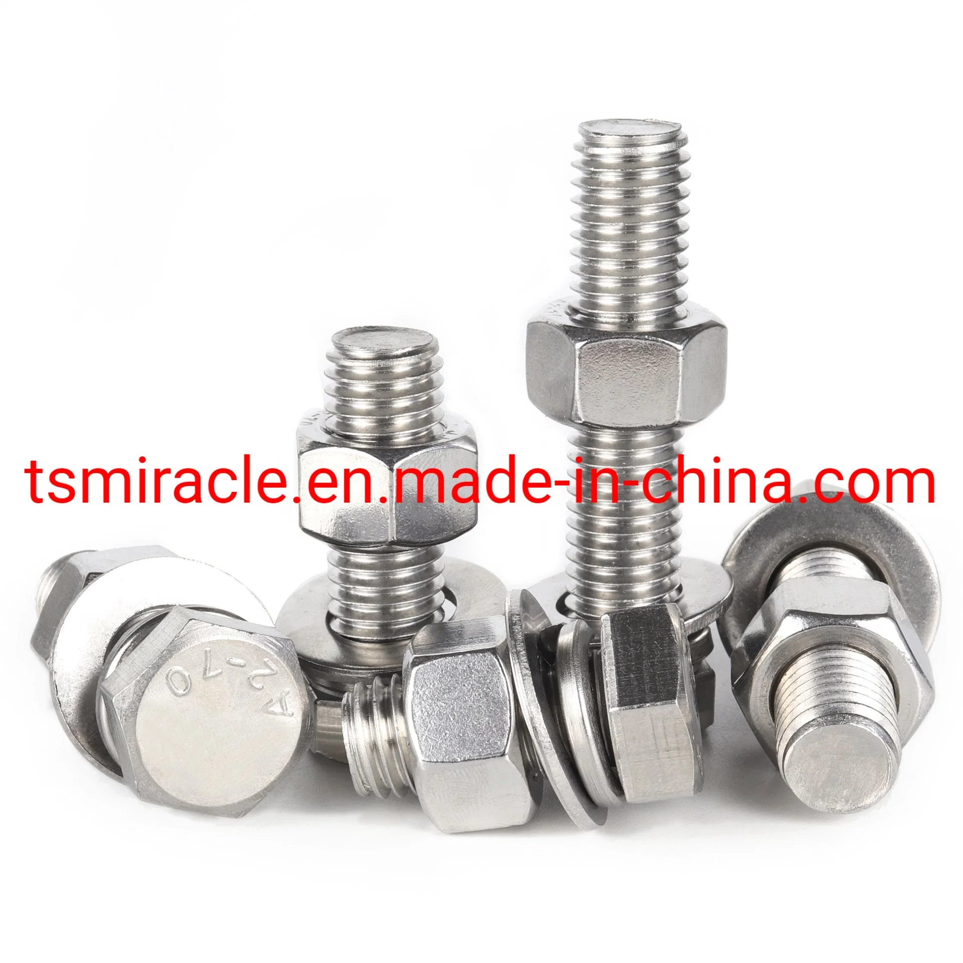 Tornillo de cabeza hexagonal Tornillos y Heavy Duty/Bridas bridas//transporte/espárragos y tuercas tornillos de la rampa