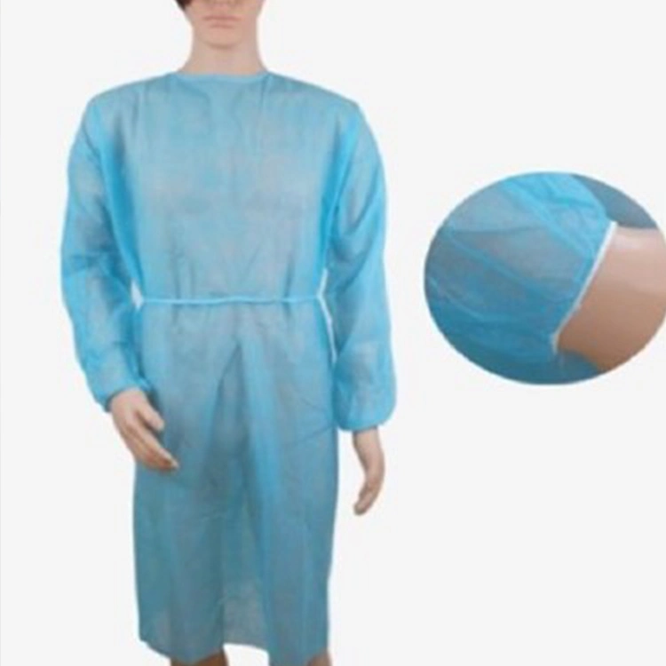 High Standard Single Use PP/SMS Medical Isolation Gown Garment