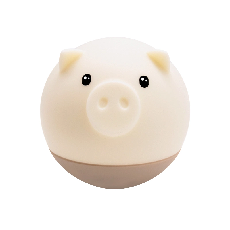 Creative Pig Christmas Gift Home Decor Silicone Night Light