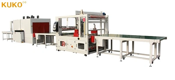 Automatic Safety Protection Lock Packing Equipment with Thermal Shrink Wrapper Oven for Aluminum Lamp Construction Industry