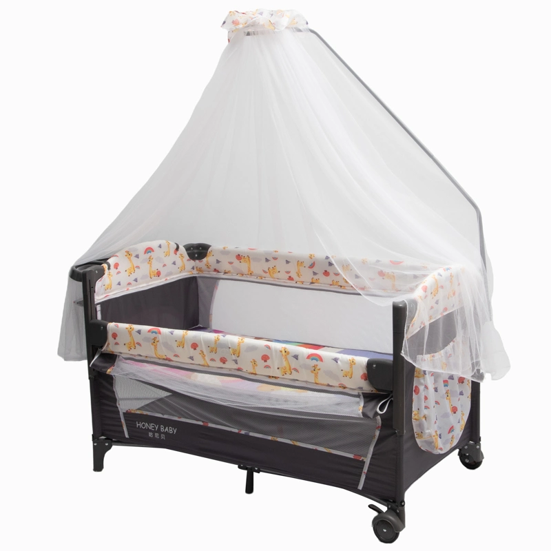 OEM ODM Folding Portable Baby Bassinet Bedside Baby Crib