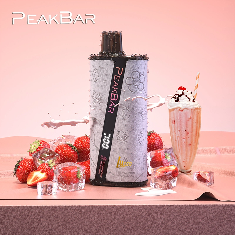 Peakbar Lusso Stock Offre Vape jetables 8200 Ecig avec écran de bouffée de bougies de commerce de gros je Vape