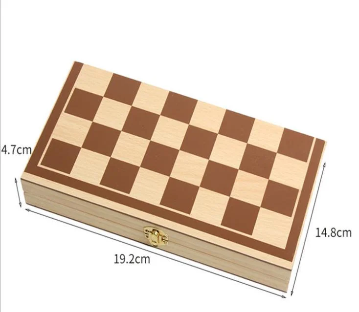 Wholesale/Supplier Wooden Chess High-End Folding Chess Set for Adults and Children Toy