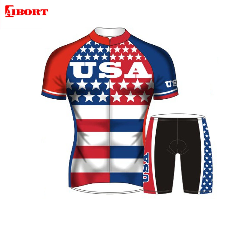 Aibort Short Sleeve Bicycle Wear with Custom Logo (A-CJ210)