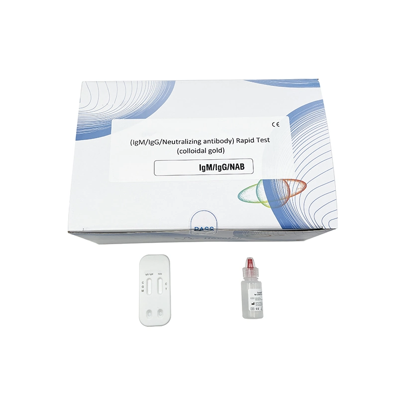 Vírus combinado aprovado pela CE (IgM/IgG/neutralização Kit de teste rápido de anticorpos