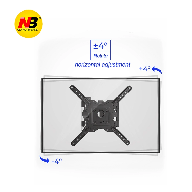 2022 a Medellín Nb North Bayou P4 articulación de movimiento completo Soporte de montaje en pared para TV LCD de plasma de 55"-32" Monitor de pantalla carga máx. 27kg Soporte de TV