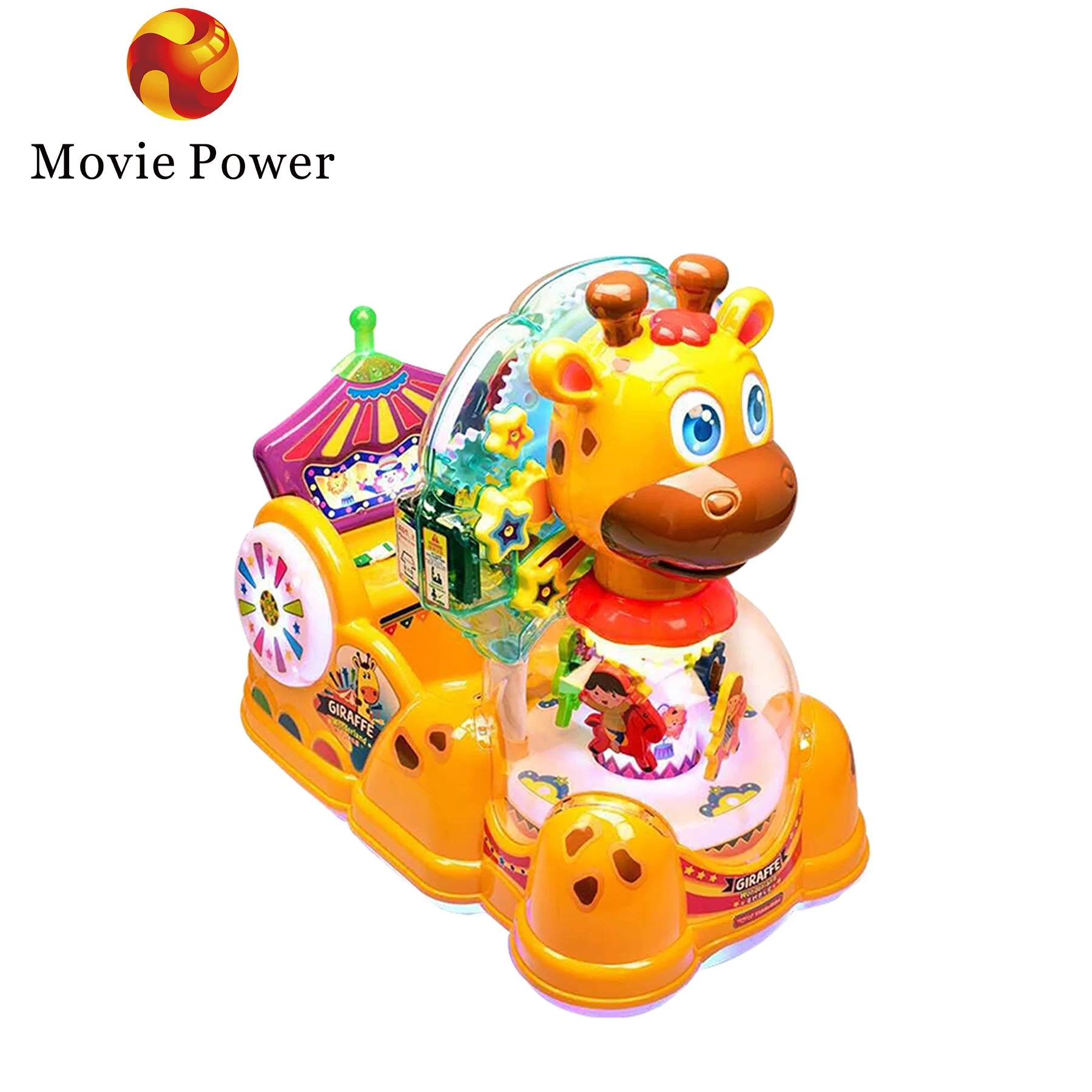 High quality/High cost performance  Cartoon Theme Shopping Mall Giraffe Kiddie Ride Game Machine for Children