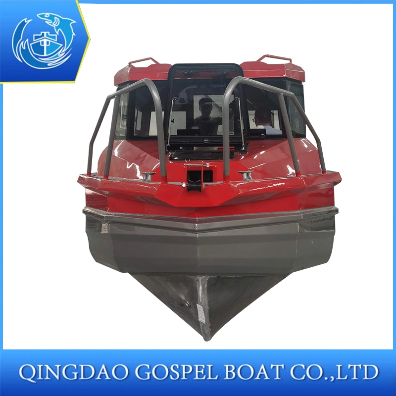 Luxury Aluminum Speed Boat with Cabin for Patrol Using