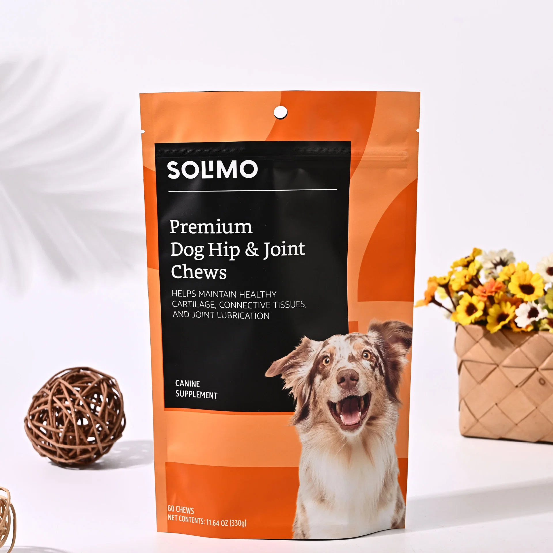 De fundo plano Bolsa Resseláveis Premium Pet Food fabricante de embalagens para 15kg de matéria seca para cães gatos Bag 20kg