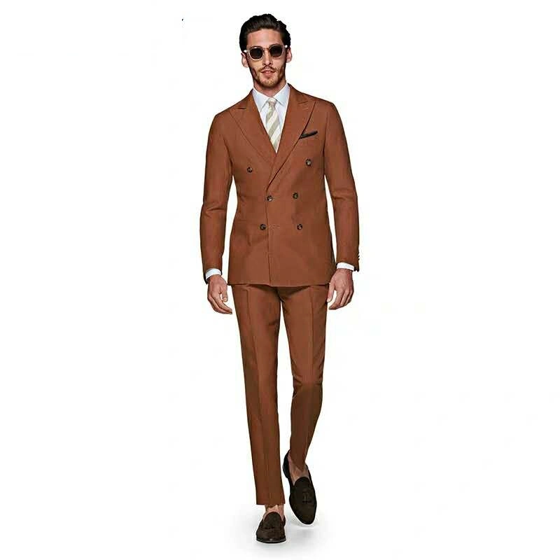 Custom Bespoke Tailor Suit Made-to-Measure Jacket Tuxedo Wedding Suit Business Men Suits