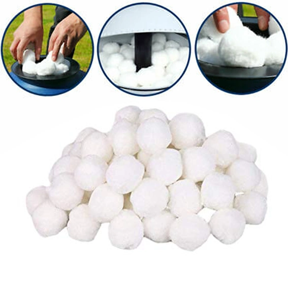 Fiber Ball Aquarium White Polyester High-Density Purifying Sponge Bio Ball Filter Material