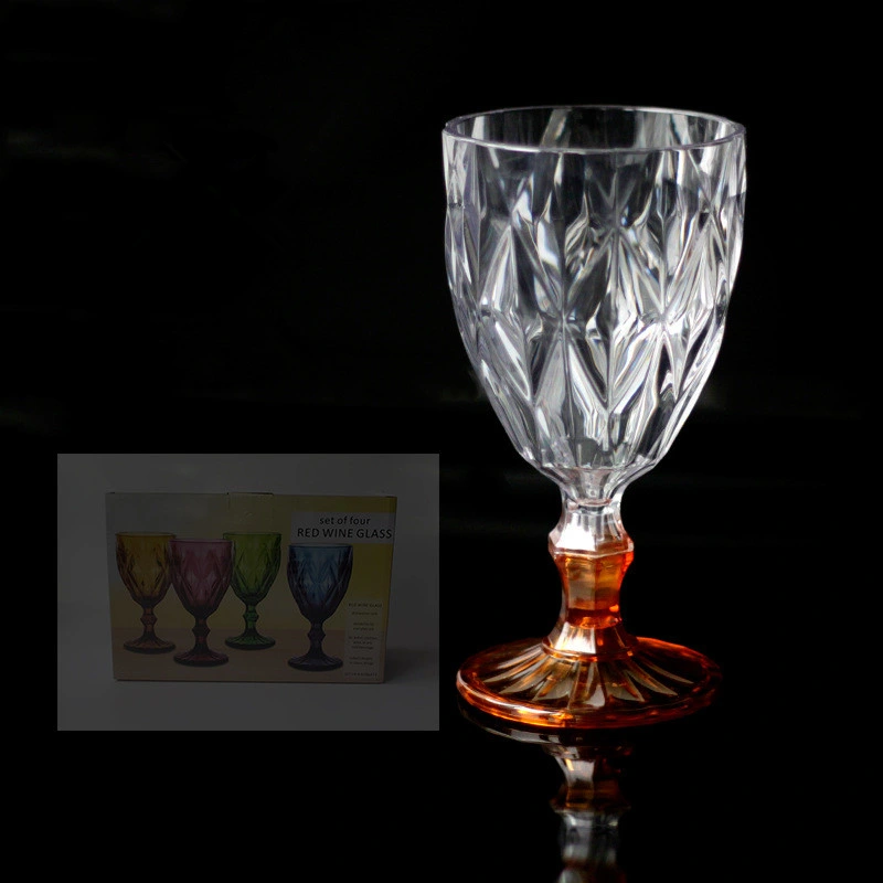 Wholesale Plastic Wedding Drinking Glasses Cup BPA Free Champagne Cups Glass Goblet Wine Glass