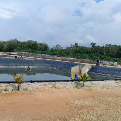 0.5mm 0.75mm 1.0mm 1.5mm 2.0mm White Black Green Blue Smooth Textured HDPE Waterproof Geomembrane for Dam Liner in Kenya Fish Farm Shrimp Pond Liner