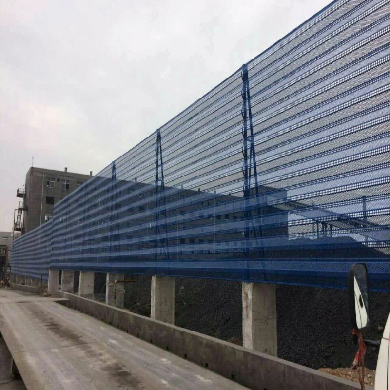 Windproof Dust Suppression Perforated Metal Mesh Anti Wind Net