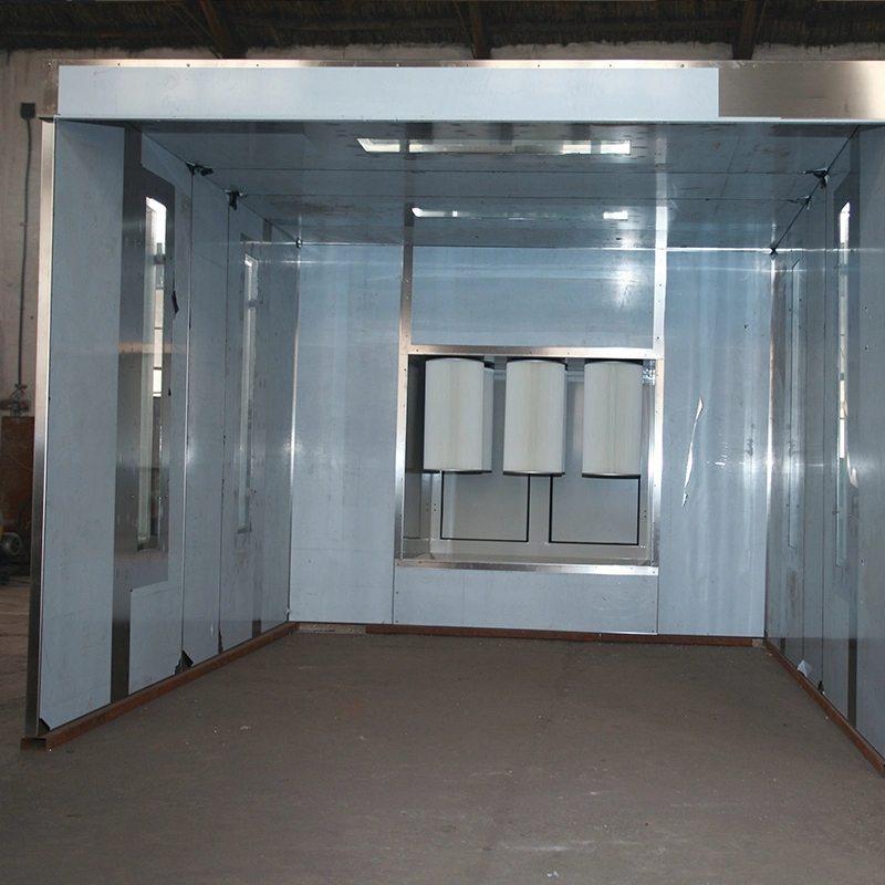 Industrial Electrostatic Powder Coating Equipment Spray Painting Room with Filter System