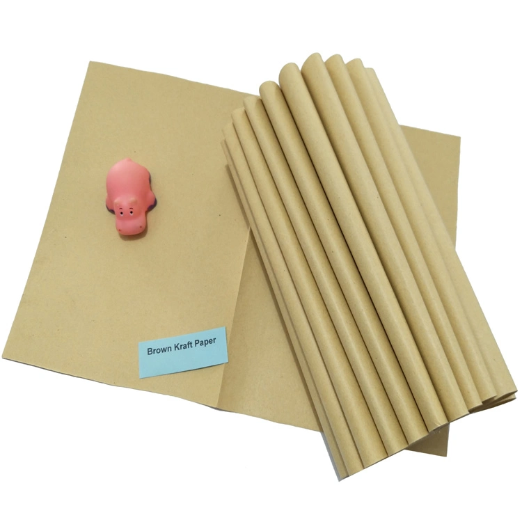 80GSM Recycled Brown Color Kraft Paper for Packing