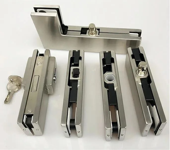 Hydraulic Spring Floor Set Patch Fitting Hinges for Glass Door