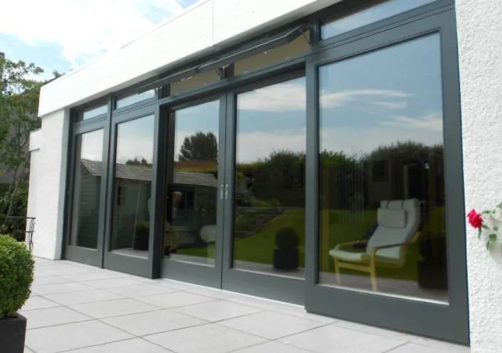 Guangdong Fireproof Slide Door Patio Exterior Shop Panoramic Aluminium Sliding Door