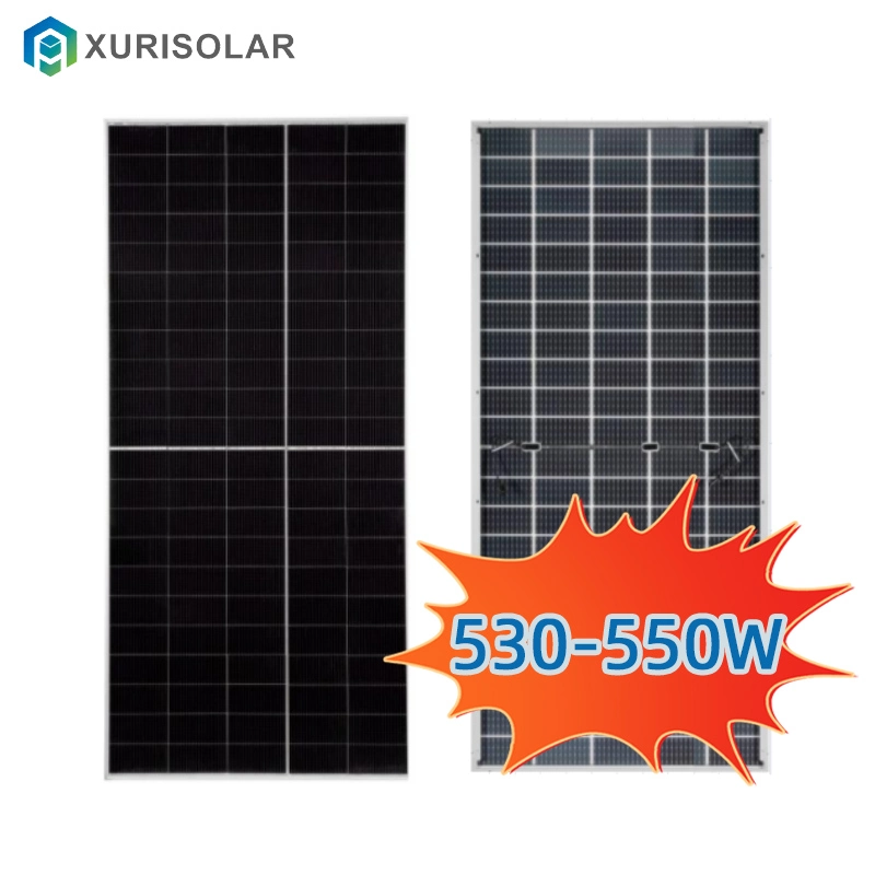 Système d'alimentation d'énergie solaire 530 540 550W Module du panneau solaire au silicium polycristallin