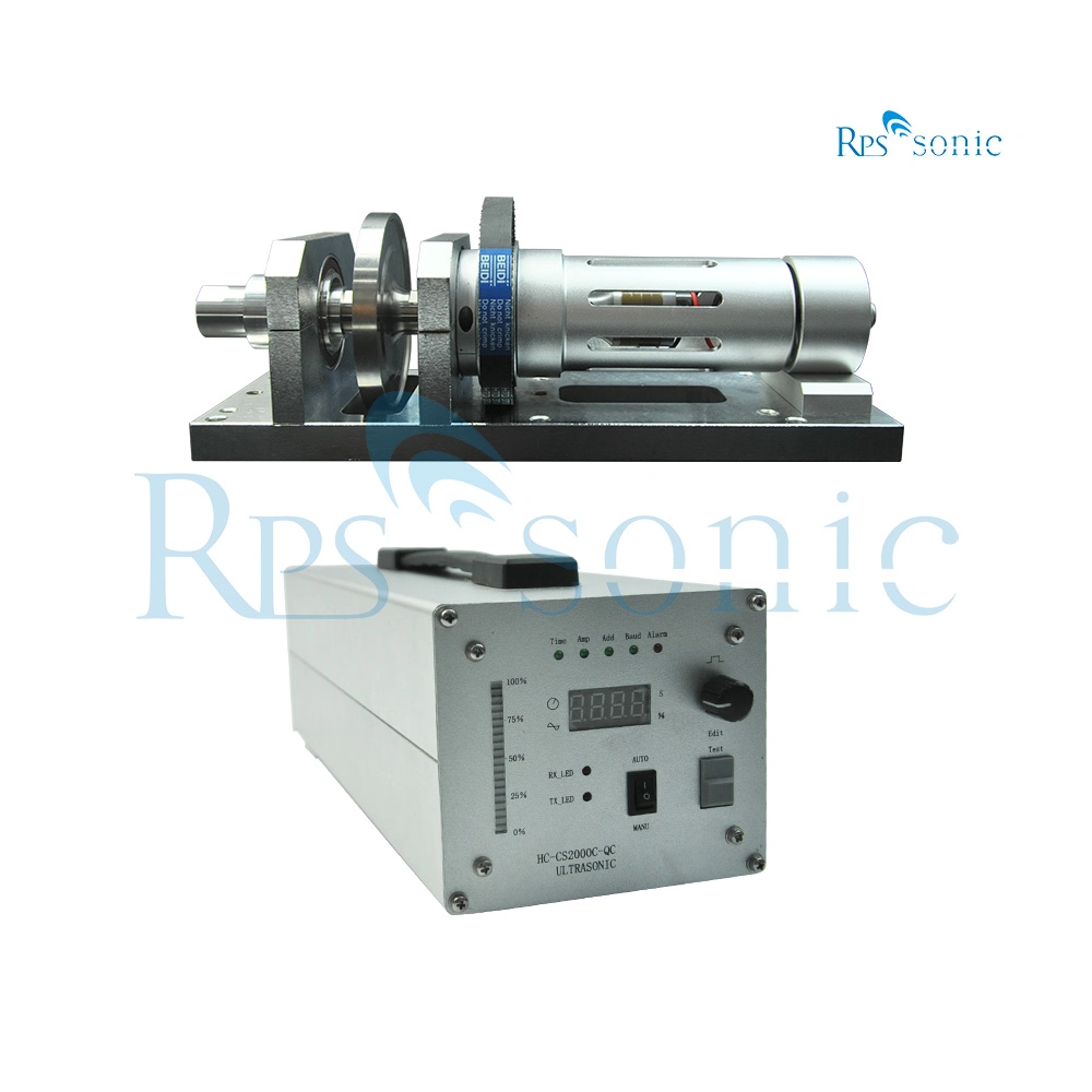 35kHz Seamless Sewing Machine with Ultrasonic Titanium Wheel for Special Waterproof Material