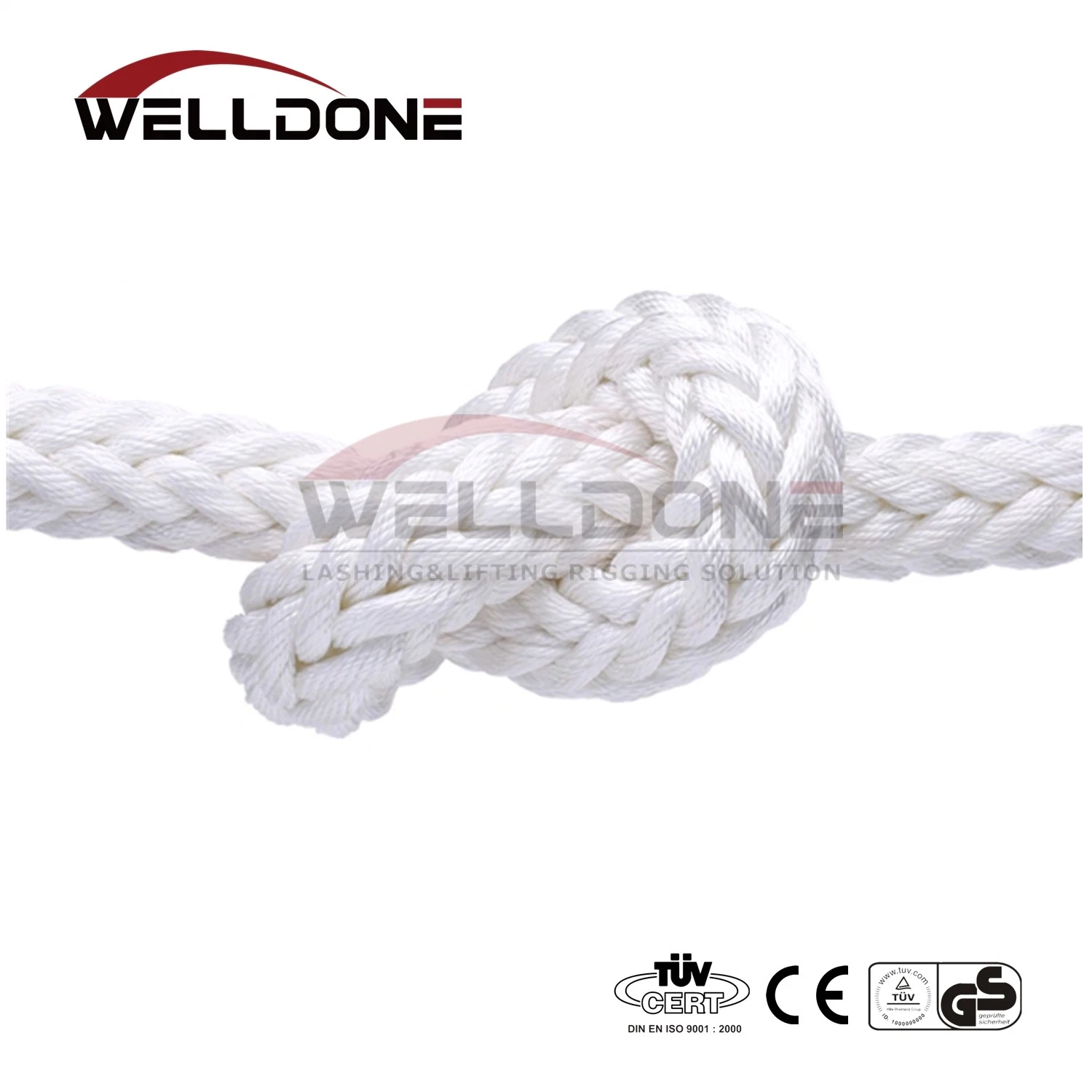 Impa Marine High Strength 12 Strand Pet Polyester Rope for Mooring