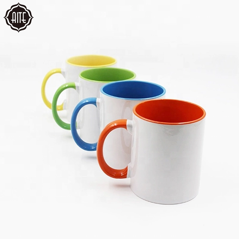 Blanks Color Coffee Travel Sublimation Ceramic Cup