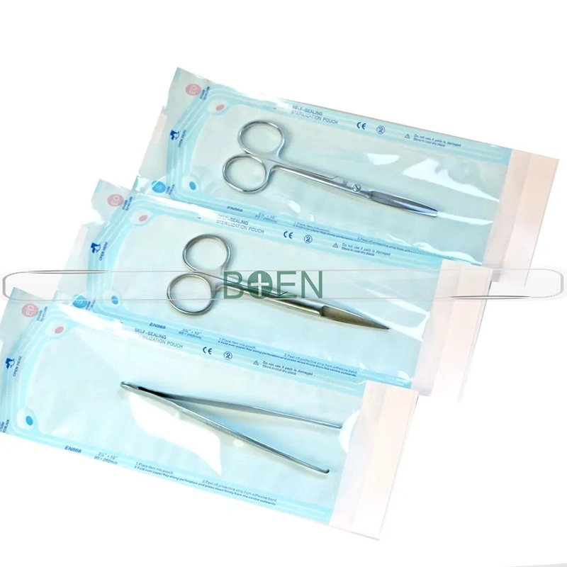 Medizinische Selbstversiegelung Autoklave Sterilisationstasche Sterilisator-Beutel für Dental Verpackung Von Instrumenten